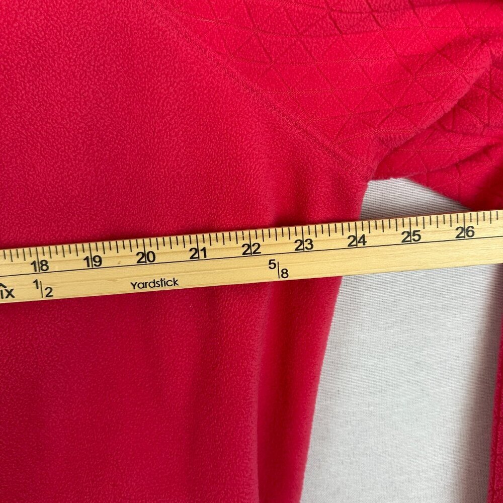 TEK GEAR WOMEN'S FULL-ZIP FLEECE JACKET IN HOT PINK, MOCK NECK POCKETS SIZE 1L - Picture 8 of 11